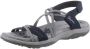 Skechers Reggae Slim–Takes Two 163112-NVY Vrouwen Marineblauw Sandalen - Thumbnail 2