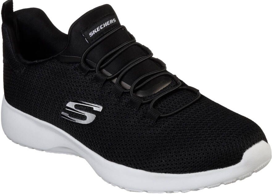 Skechers Dynamight 58360-BKW Mannen Zwart Trainingschoenen Sportschoenen - Foto 1