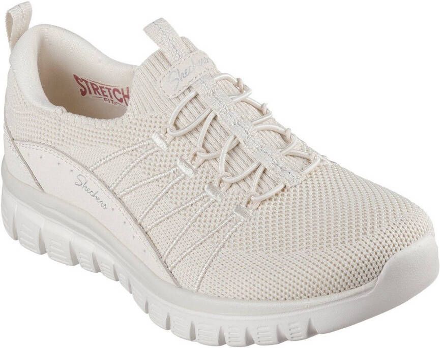 Skechers Slip-on sneakers GRACEFUL-PICTURE PERFECT vrijetijdsschoen slipper in vegan uitvoering