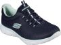 Skechers Summits dames sneakers Blauw - Thumbnail 2