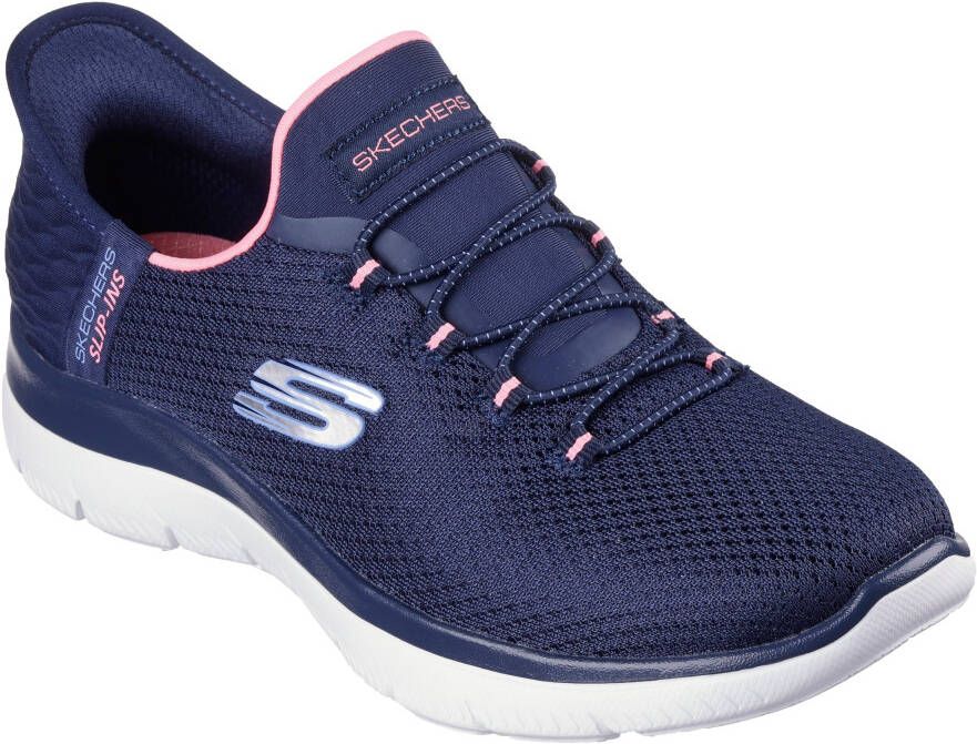 Skechers Slip-on sneakers SUMMITS-DIAMOND DREAM Instapschoen slipper vrijetijdsschoen met slip-ins functie