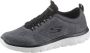 Skechers summits louvin hardloopschoenen grijs zwart heren - Thumbnail 3