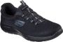 Skechers Sport Heren SUMMITS Sneakers Instappers Heren Zwart - Thumbnail 3