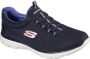 Skechers Slip-on sneakers Summits Slipper vrijetijdsschoen comfortschoen met subtiele contrastdetails - Thumbnail 1