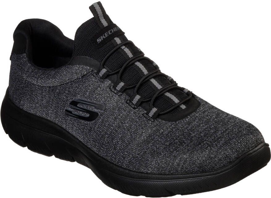 Skechers Slip-on sneakers Summits Slipper vrijetijdsschoen in comfortabele schoenwijdte