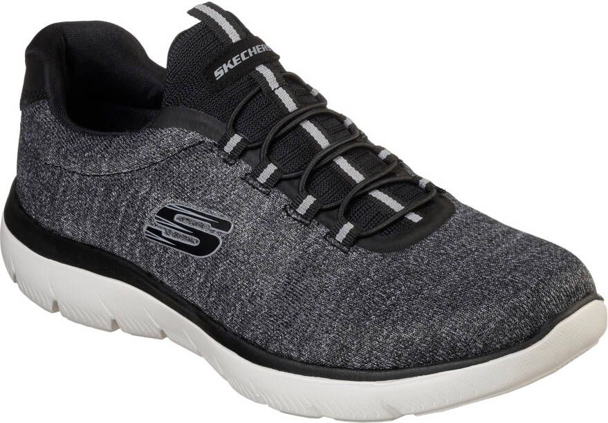 Skechers Slip-on sneakers Summits Slipper vrijetijdsschoen in comfortabele schoenwijdte