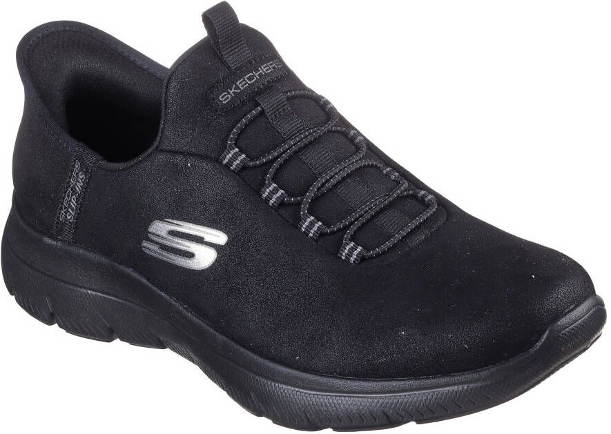 Skechers Slip-on sneakers Summits Slipper vrijetijdsschoen lage schoen in vegan uitvoering