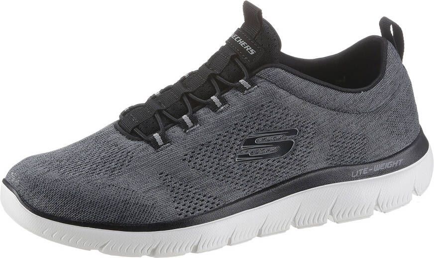 Skechers Slip-on sneakers Summits Vrijetijdsschoen slipper comfortschoen met elastiek om in te stappen