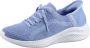 Skechers Go Walk Flex New World Instappers Donkerblauw Lime - Thumbnail 3