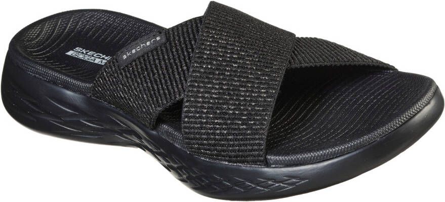 Skechers Slippers On the Go 600 Glistening met stretchband