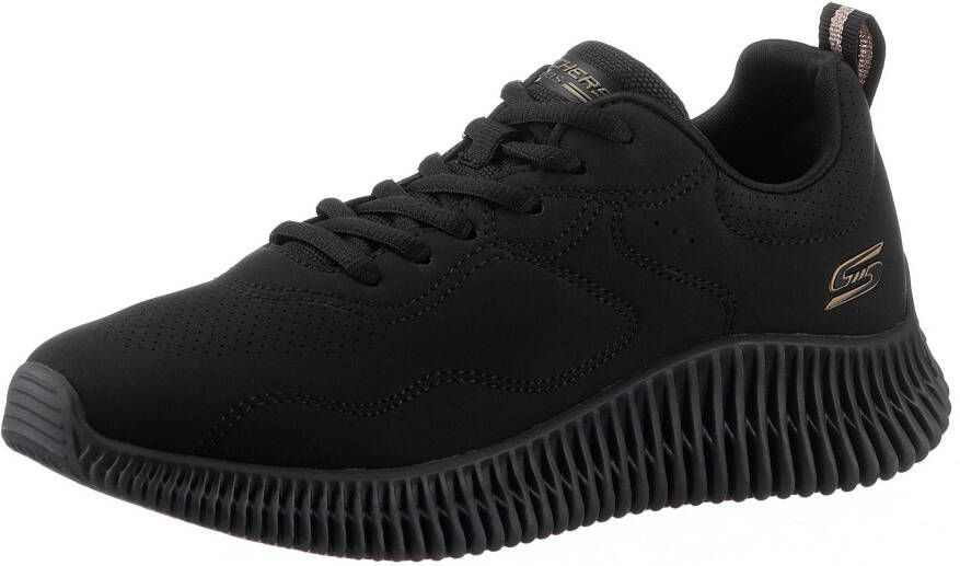 Skechers Sneakers BOBS GEO-HOW MARVELOUS vrijetijdsschoen lage schoen veterschoen met memory foam uitrusting