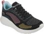 Skechers Sports Trainers for Women Bobs Suad Black - Thumbnail 3