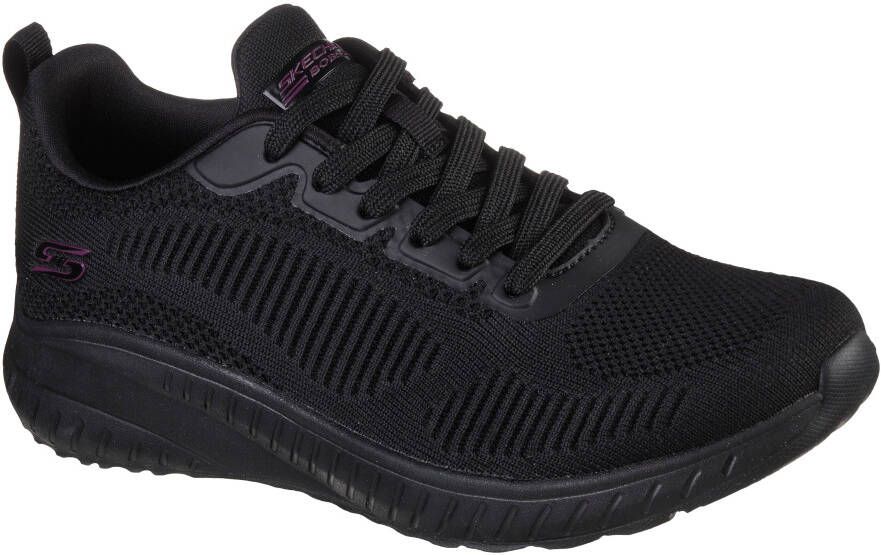 Skechers Sneakers BOBS SQUAD CHAOS FACE OFF met comfortabele binnenzool vrijetijdsschoen lage schoen veterschoen