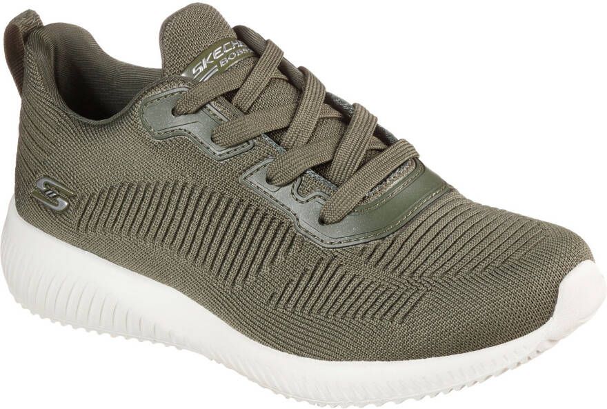 Skechers Bobs Squad Tough Talk dames sneakers Groen Extra comfort Memory Foam