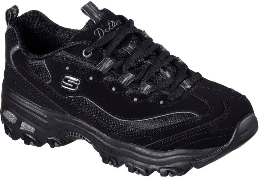 Skechers Sneakers D´Lites Biggest Fan in trendy chunky-style vrijetijdsschoen halfschoen veterschoen