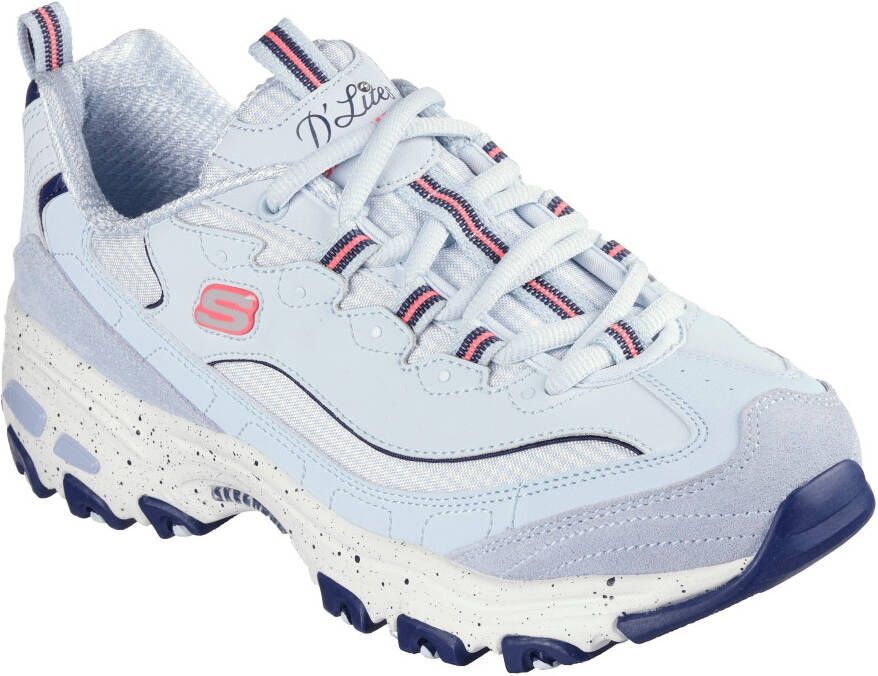 Skechers Sneakers D'LITES-BOLD VIEWS met air-cooled memory foam vrijetijdsschoen halfschoen veterschoen