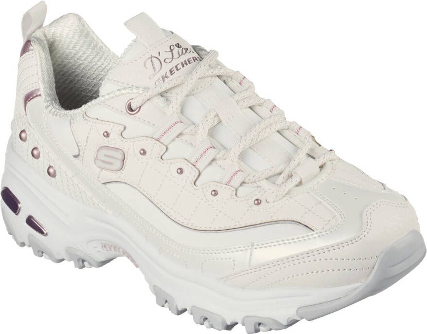 Skechers Sneakers D'LITES met mooie metallic-details vrijetijdsschoen halfhoge schoen veterschoen