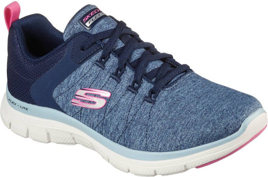 Skechers Sneakers FLEX APPEAL 4.0 BRILLIANT VIEW geschikt voor machinewas vrijetijdsschoen halfschoen veterschoen