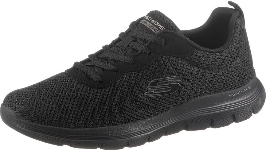 Skechers Sneakers FLEX APPEAL 4.0 BRILLINAT VIEW met air cooled memory foam vrijetijdsschoen halfschoen veterschoen