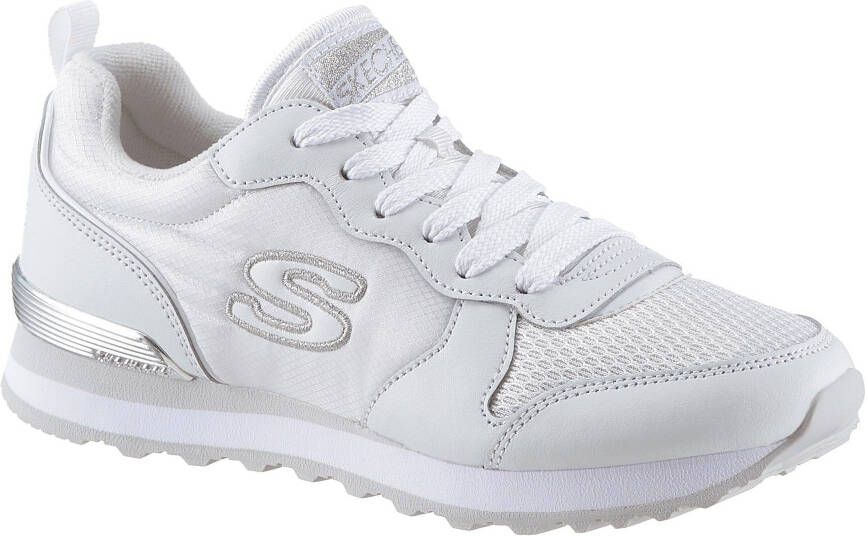 Skechers Sneakers Gold´n Gurl met metallic-details vrijetijdsschoen lage schoen veterschoen