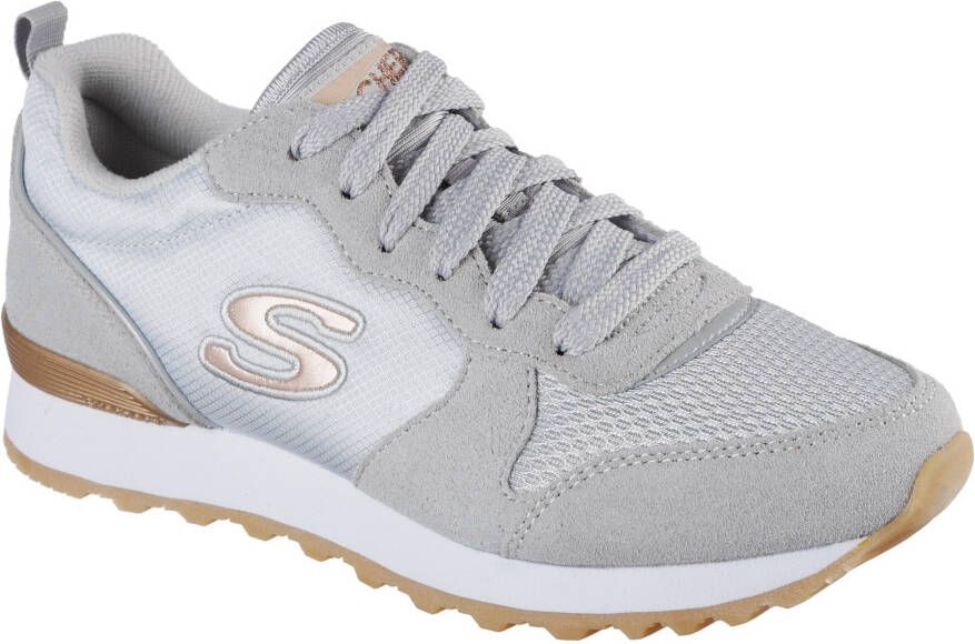 Skechers Sneakers GoldN Gurl Vrijetijdsschoen halfschoen veterschoen met air-cooled memory foam