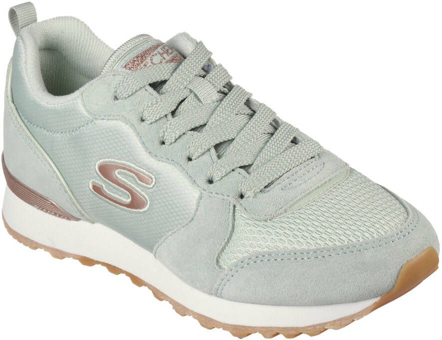 Skechers Sneakers GoldN Gurl Vrijetijdsschoen halfschoen veterschoen met air-cooled memory foam