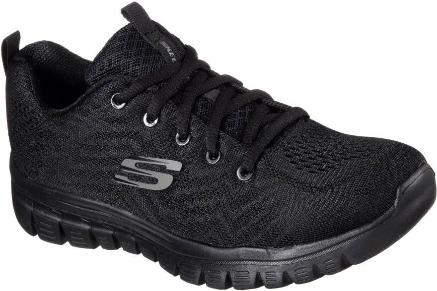 Skechers Sneakers Graceful Get Connected in schoenwijdte g (wijd) vrijetijdsschoen halfschoen veterschoen