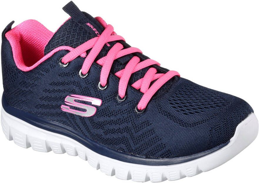 Skechers Sneakers Graceful Get Connected in schoenwijdte g (wijd) vrijetijdsschoen halfschoen veterschoen