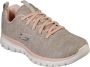 Skechers Sneakers Graceful Twisted Fortune met memory foam vrijetijdsschoen halfschoen veterschoen - Thumbnail 1