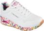 Skechers Sneakers met sleehak UNO-LOVING LOVE met coole graffiti-print vrijetijdsschoen halfhoge schoen veterschoen - Thumbnail 6