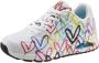 Skechers Sneakers met sleehak UNO-SPREAD THE LOVE met opvallende graffiti-print vrijetijdsschoen halfhoge schoen veterschoen - Thumbnail 3