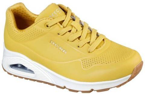 Skechers Uno Stand On Air sneakers geel Textiel Dames - Foto 4