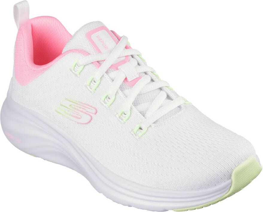 Skechers Sneakers met sleehak VAPOR FOAM met kleurrijke accenten vrijetijdsschoen lage schoen veterschoen