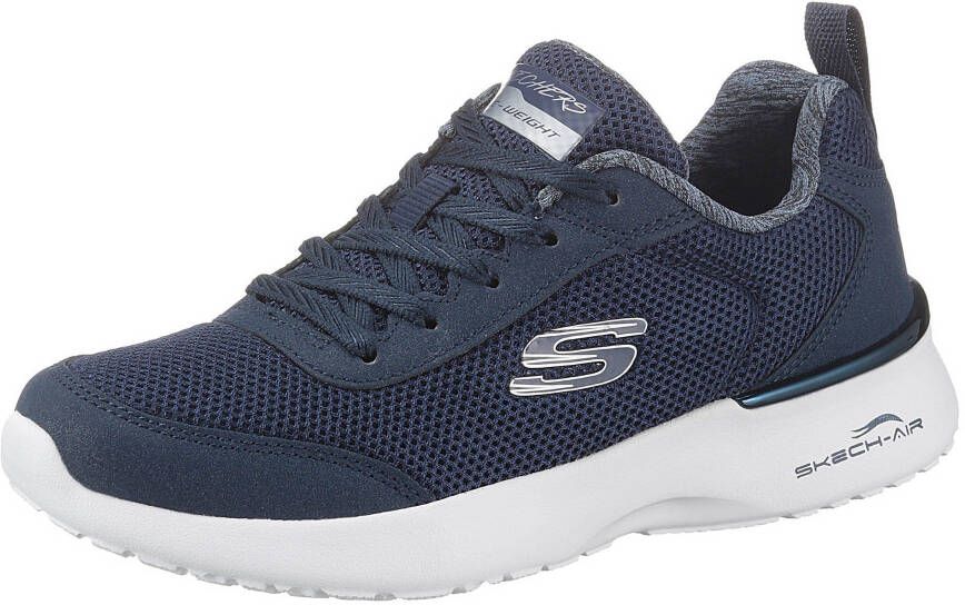 Skechers Sneakers Skech-Air Dynamight Fast Brake Metallic element bij de hak vrijetijdsschoen halfhoge schoen veterschoen