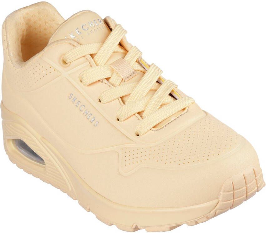 Skechers Sneakers Street Uno Stand on Air vrijetijdsschoen lage schoen veterschoen in eenvoudige look