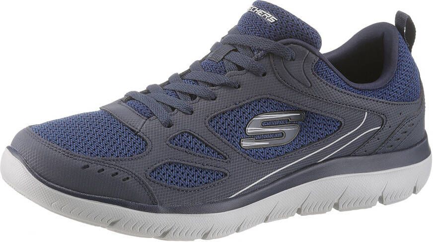 Skechers Sneakers Summits-South Rim in moderne materiaalmix vrijetijdsschoen halve schoen veterschoen