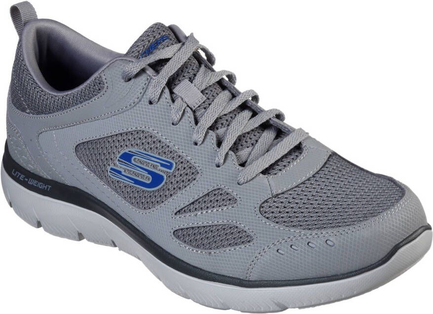 Skechers Sneakers Summits-South Rim in moderne materiaalmix vrijetijdsschoen halve schoen veterschoen