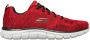 Skechers Track Front Runner 232298-RDBK Mannen Rood Trainingschoenen - Thumbnail 2