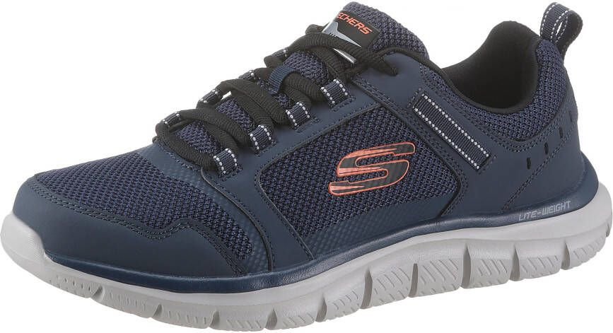 Skechers Sneakers TRACK-KNOCKHILL met gepolsterde binnenzool vrijetijdsschoen halfschoen veterschoen