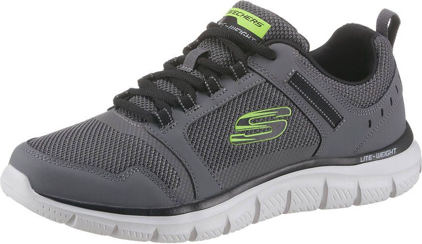 Skechers Sneakers TRACK-KNOCKHILL met gepolsterde binnenzool vrijetijdsschoen halfschoen veterschoen