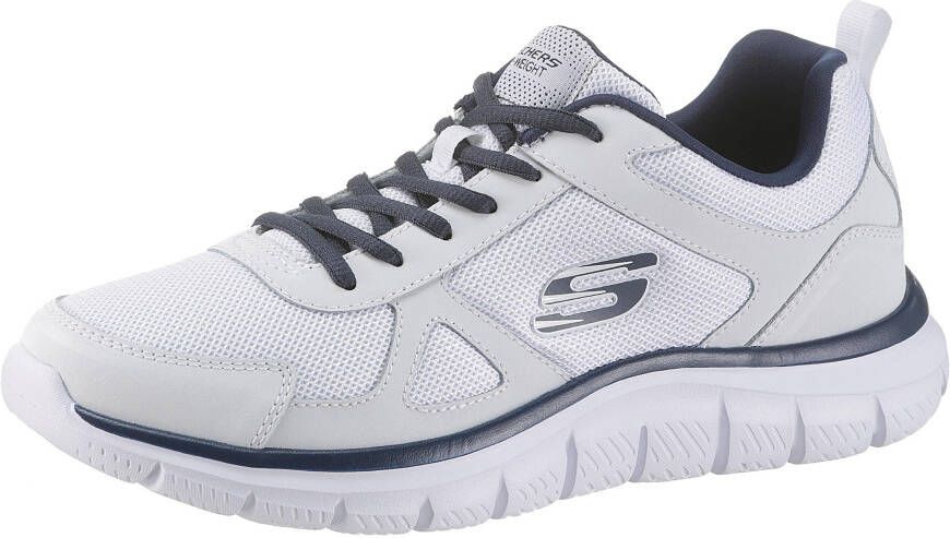 Skechers track scloric hardloopschoenen wit blauw heren - Foto 2