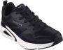 Skechers Tres-Air Uno -Revolution-Airy Heren Sneakers Zwart - Thumbnail 2