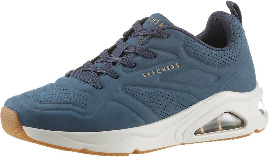 Skechers Sneakers TRES-AIR UNO freizeitschoen halfschoen veterschoen met skech-air -luchtkussens