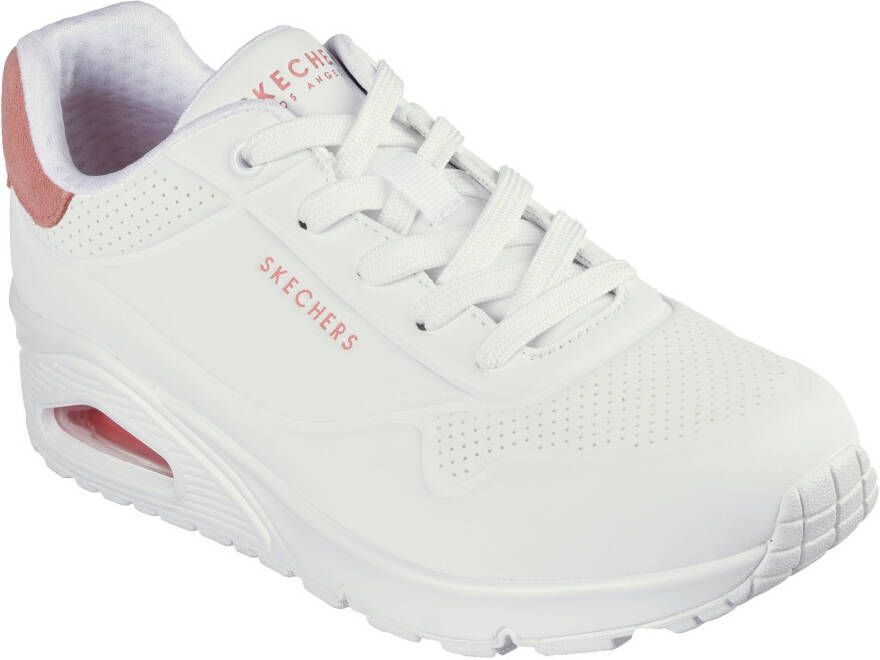 Skechers Sneakers UNO POP BACK Vrijetijdsschoen lage schoen veterschoen met comfortabele Skech-Air functie