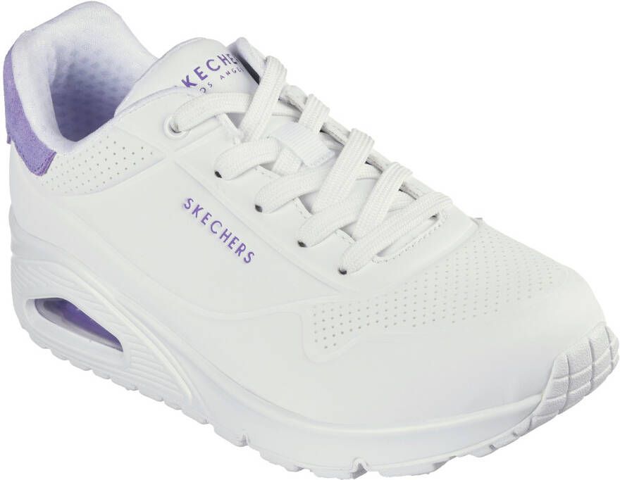 Skechers Sneakers UNO POP BACK Vrijetijdsschoen lage schoen veterschoen met comfortabele Skech-Air functie