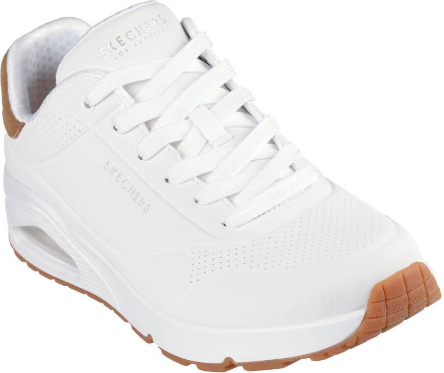 Skechers Sneakers UNO-SUITED ON AIR freizeitschoen lage schoen veterschoen met modieuze sleehak