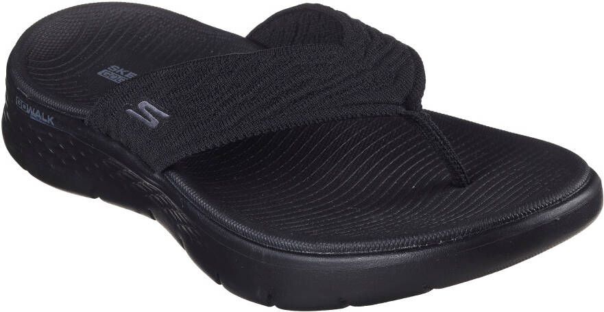 Skechers Teenslippers GO WALK FLEX SANDAL-SPLENDOR-X zomerschoen slippers poolslides met goga mat voetbed