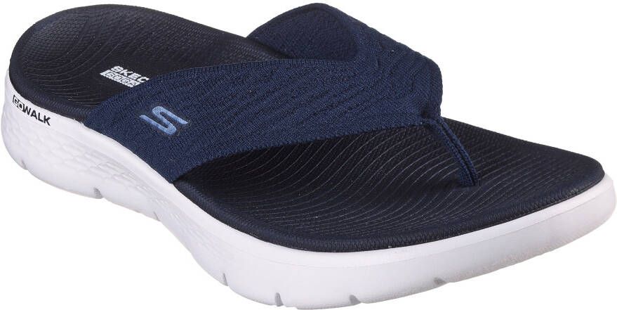 Skechers Teenslippers GO WALK FLEX SANDAL-SPLENDOR-X zomerschoen slippers poolslides met goga mat voetbed