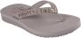 Skechers Meditation Butterfly Garden VEGAN Slipper Vrouwen Taupe - Thumbnail 4