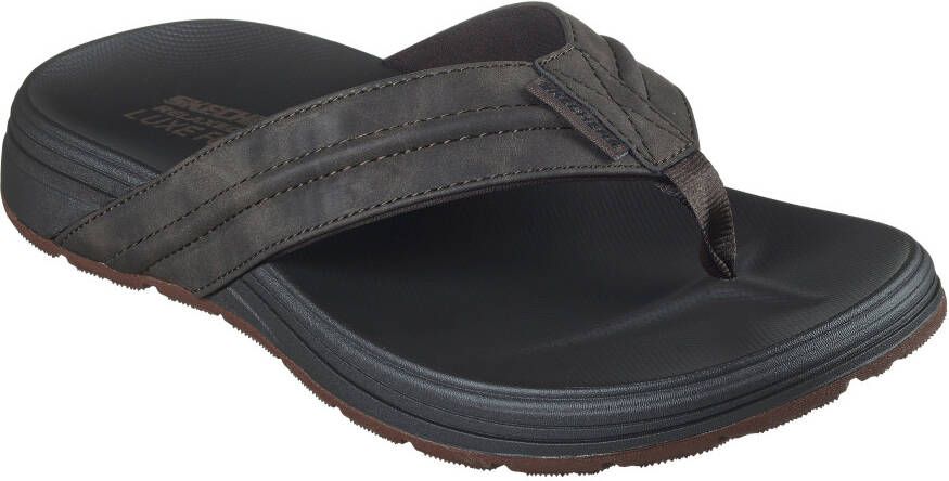 Skechers Teenslippers PATINO-MARLEE zomerschoen slippers poolslides zwemschip met zachte tussenstuk voor de tenen